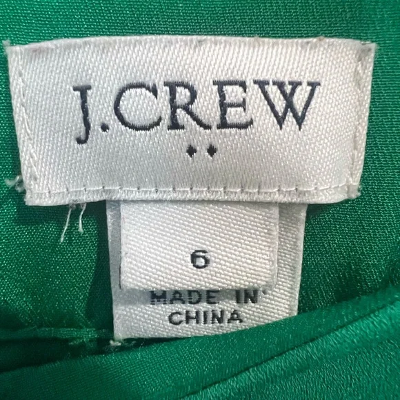 J. Crew Vibrant Green Midi A-Line Skirt - Picture 4 of 6